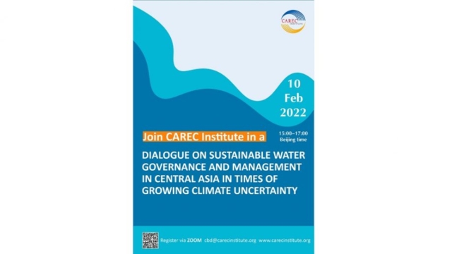 Dialogue on Sustainable Water Governance and Management in Central Asia in Times of Growing Climate Uncertainty