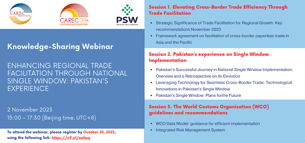 Enhancing Regional Trade Facilitation through National Single Window: Pakistan’s Experience