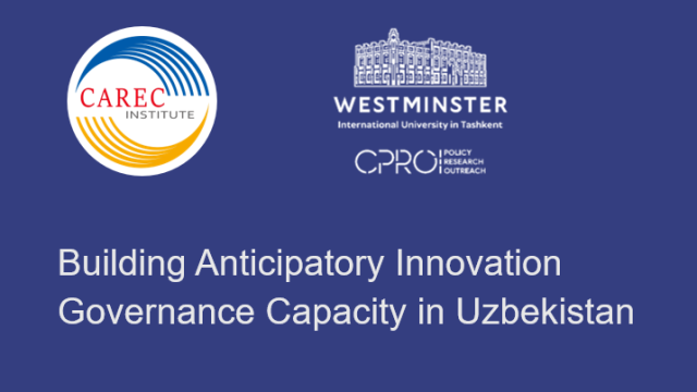 Building Anticipatory Innovation Governance Capacity in Uzbekistan Workshop